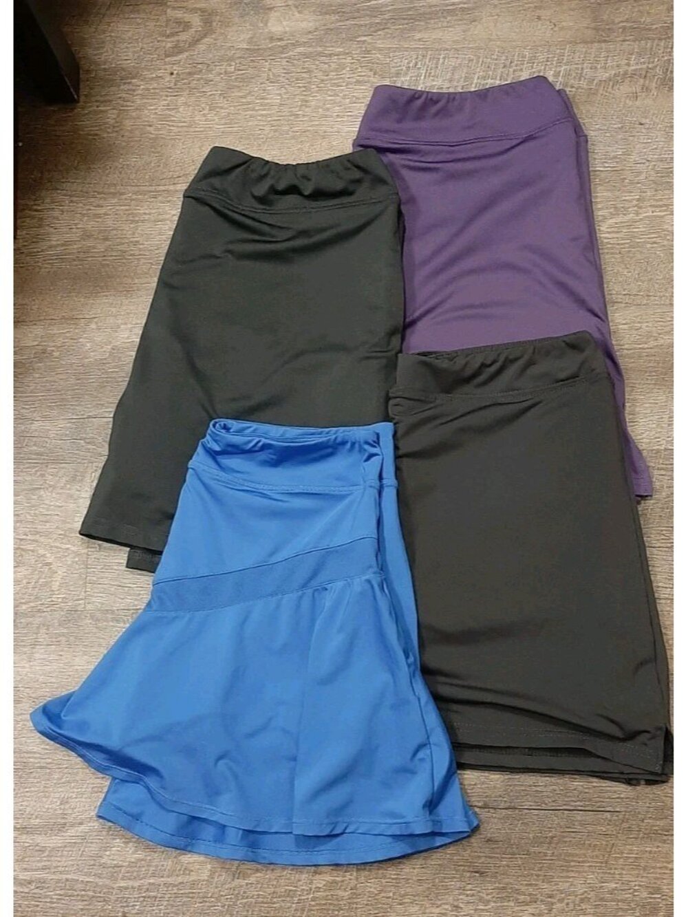 Ekouaer Skort Women Large Active Golf Mini A-Line Polyblend Jersey Pull On Set 4